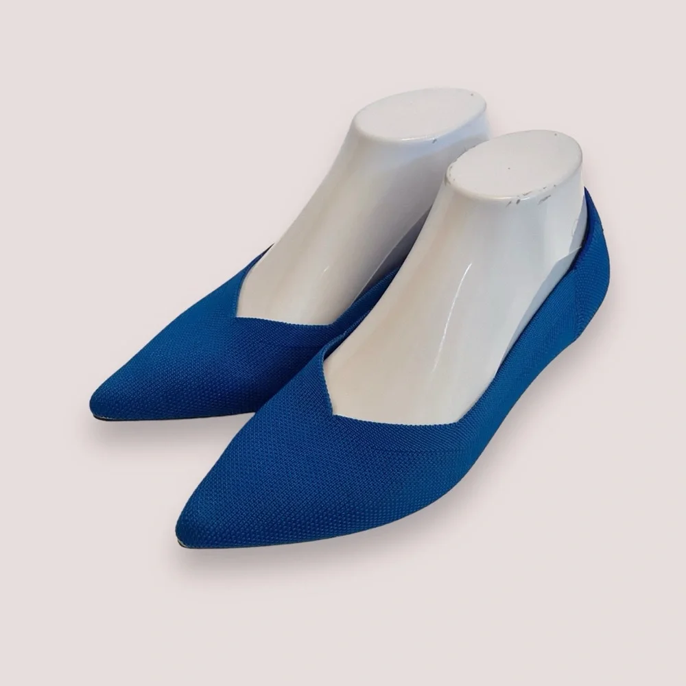 Je t’Accompagne Toujours Pointed Toe Woven Ballet Flats SZ 38/ 7.5 US - Picture 10 of 12